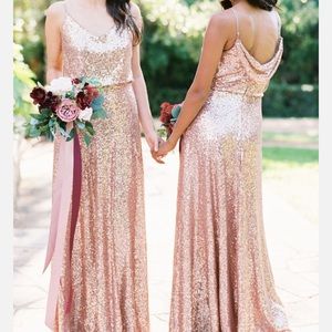 Revelry *Ivory Gold* Hazel Sequins dress